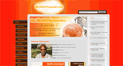 Desktop Screenshot of birukorthopaed.com